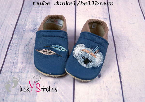 Lederpuschen Boho Koala 1